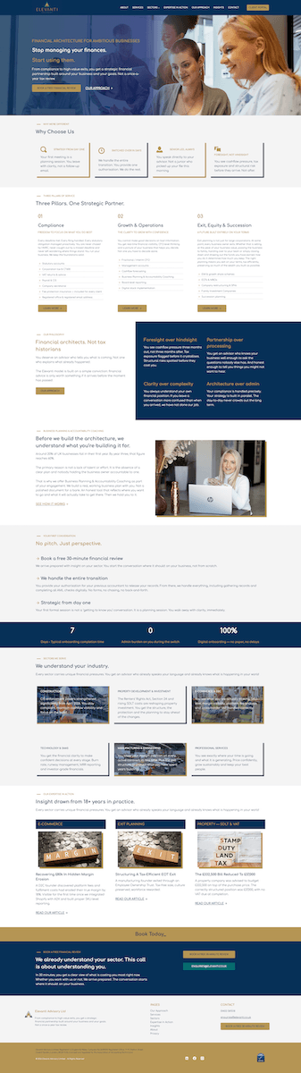 Full screen grab of Elevanti